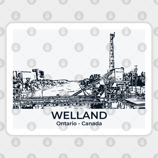 Welland - Ontario Magnet by Lakeric